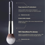 BEAKEY Juego de brochas de maquillaje, base profesional, corrector de sombra de ojos, aplicador bronceador en polvo, 2 esponjas de licuadora con estuche de papel de belleza - Imagen 5